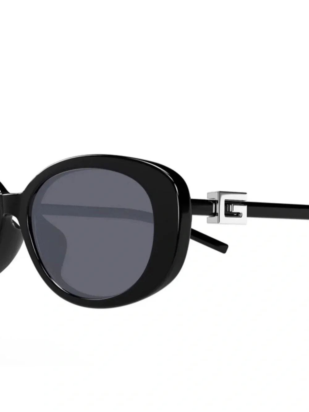 NEW Gucci Women Sunglasses Shiny Black  Oval AUTHENTIC GG1684SA 001 W/CASE $680